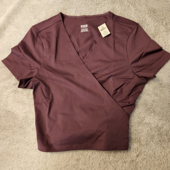 PINK Victoria's Secret Tops - VICTORIAS SECRET PINK ultimate wrap top